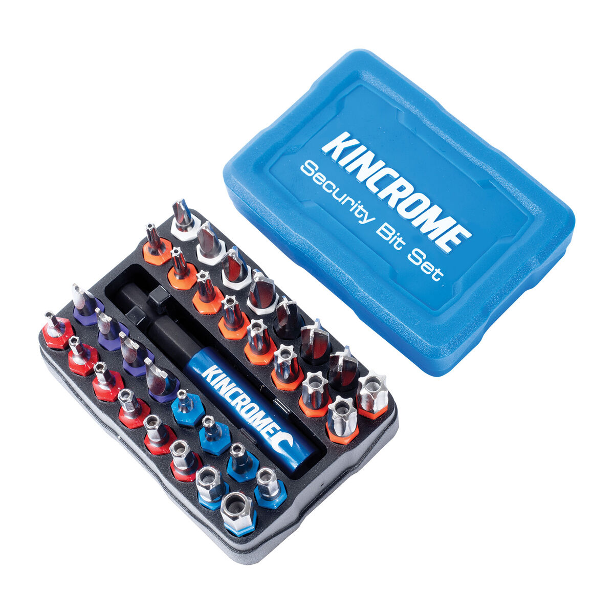 Kincrome Security Bit/Hold Set 33Pc
