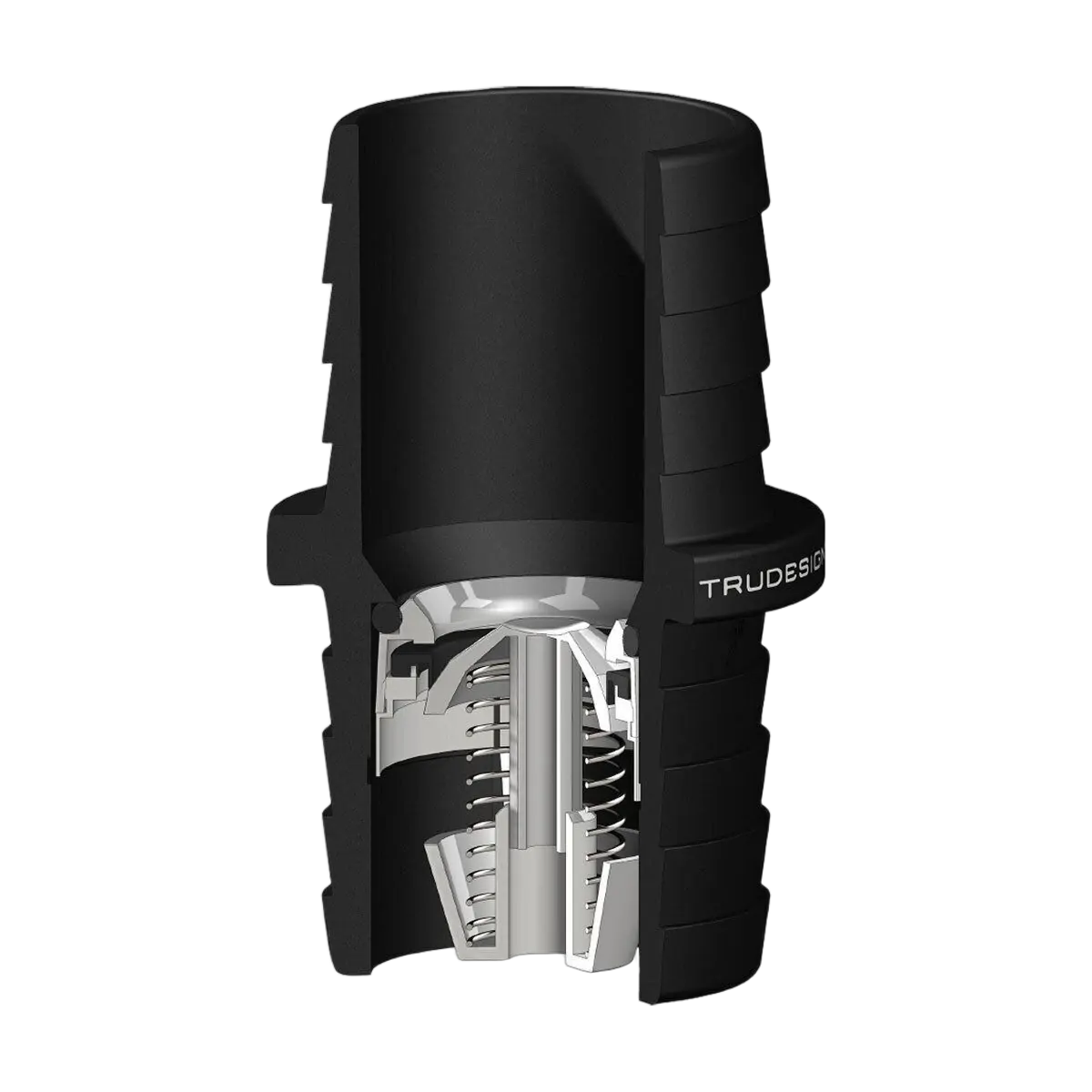 Tru Design Non-Return Value 1 1/4" Black