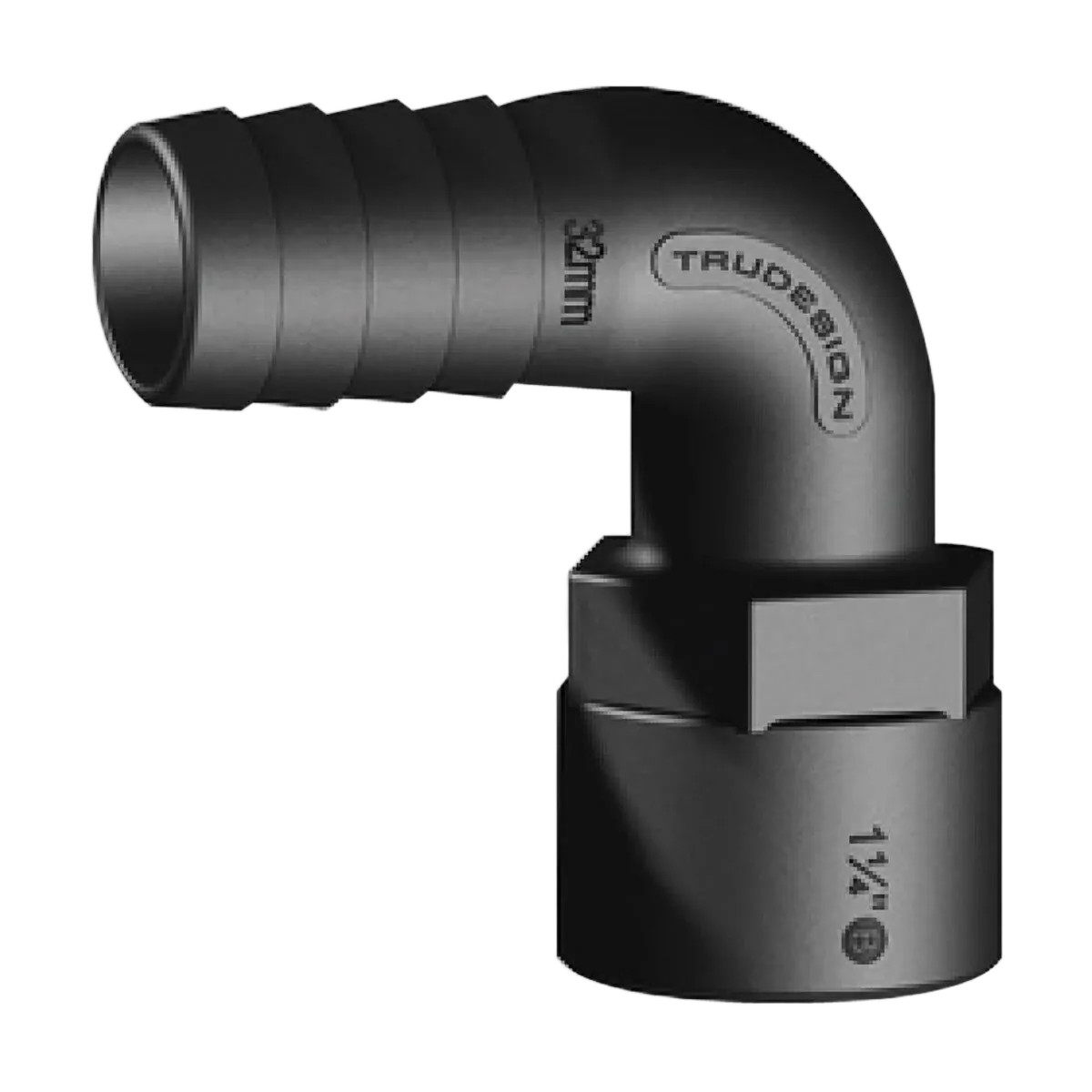 Tru Design Hose Tail 38mm x 1 1/2" Bsp Female 90Â° Bend