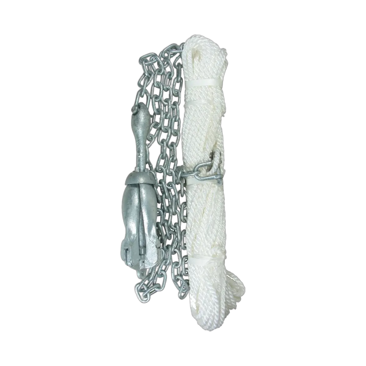 Folding Anchor Kit 2.5Kg 30M x 8mm Rope 3M x 6mm Chain