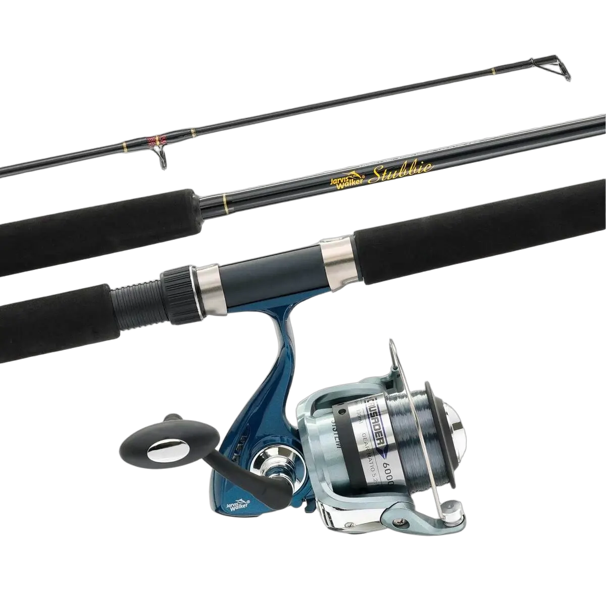 Jarvis Walker JW Solid Glass Stubbie 4' / JW Crusader 6000 Combo 4' 5.2:1