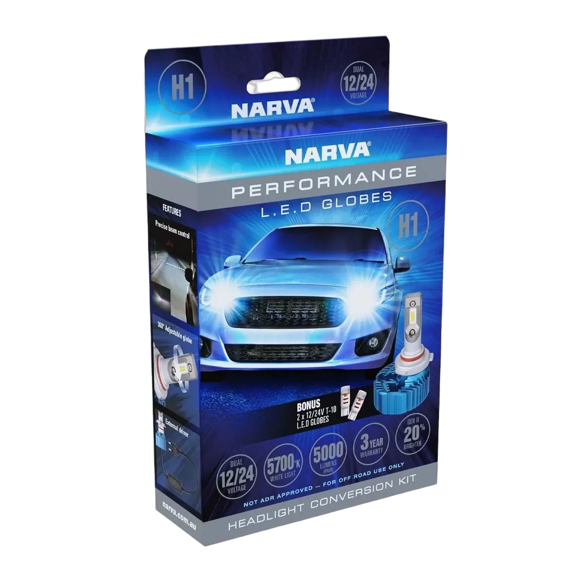 Narva H1 12/24V Led Conversion Kit Base P14.5S