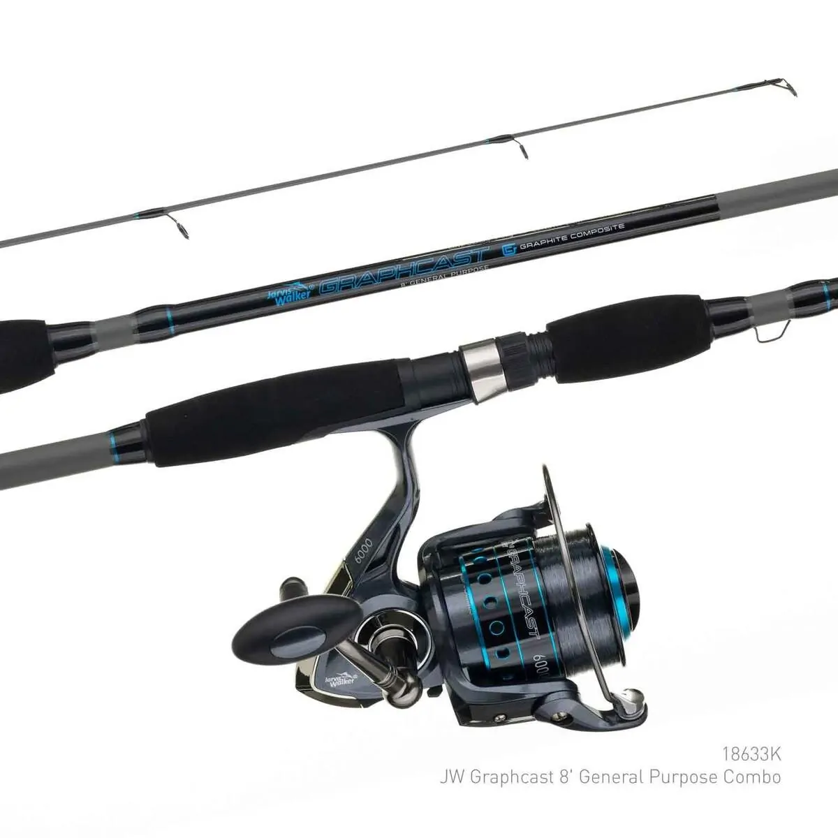 Jarvis Walker Graphcast 8' Gen Purpose / 6000 ( With Mono ) Combo 8' 5.2:1