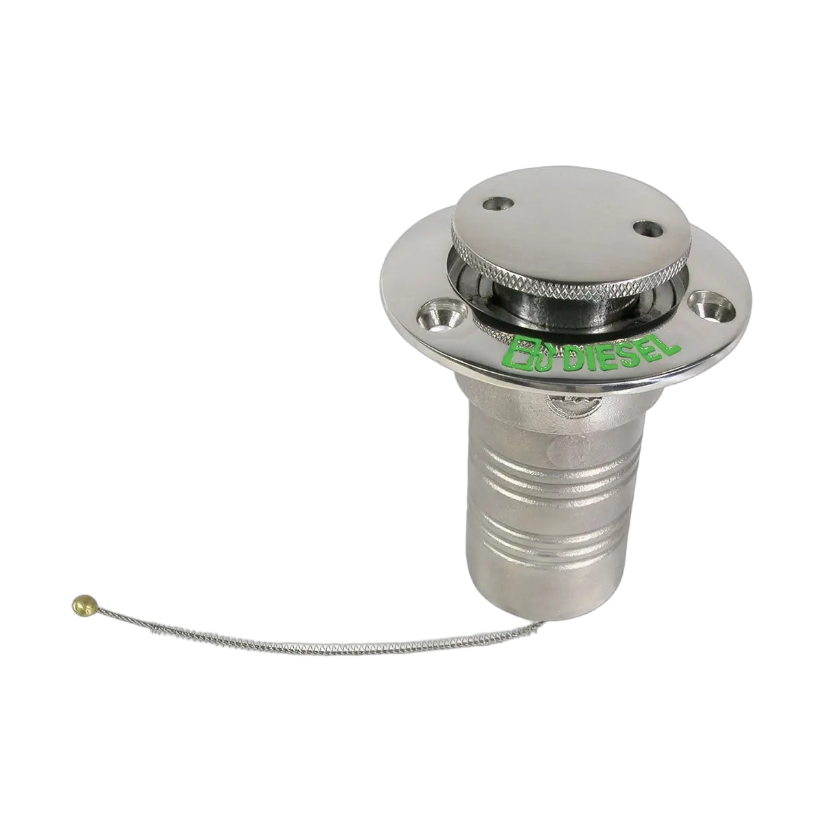 Marine Town - Pop Up Deck Filler Stainless Steel 50mm Hose Waste