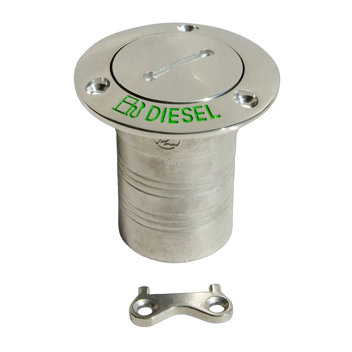 Marine Town - Deck Filler G316 Stainless Steel 50mm Hose Diesel