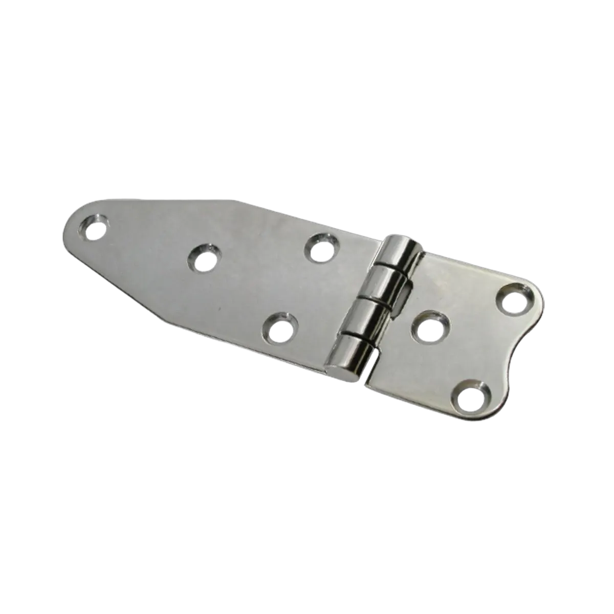 Hinge Pressed Stainless Steel 126mm x 41mm Pair