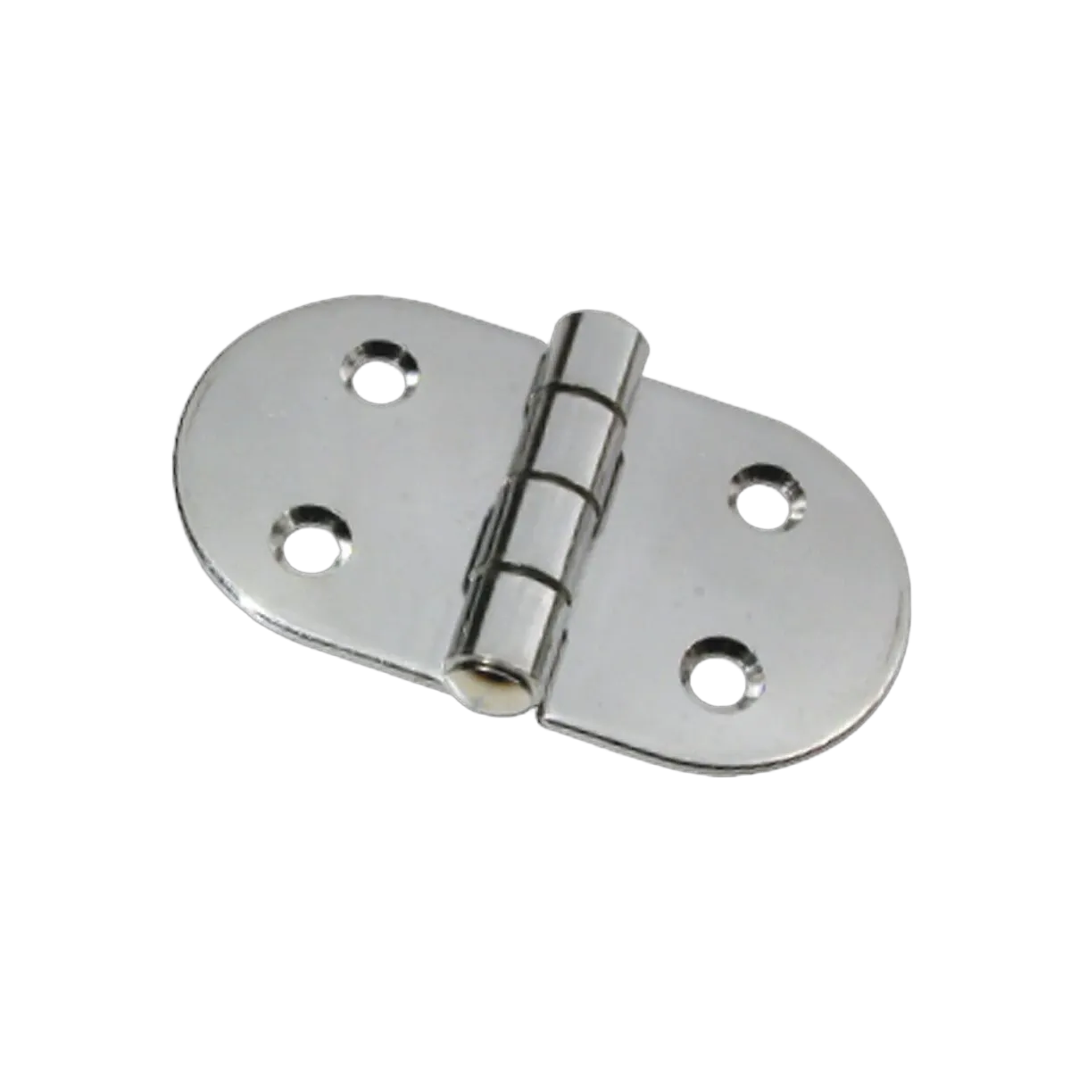 Hinge Pressed Stainless Steel 74mm x 41mm Pair