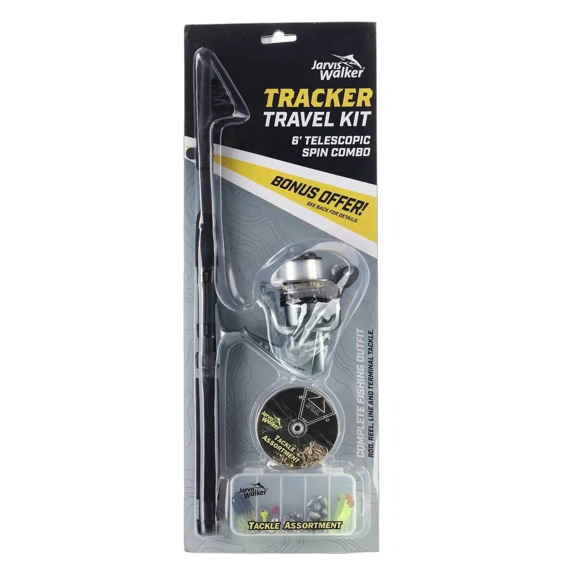 Jarvis Walker Tracker Tele Pack 6' Combo 6' 5.2:1