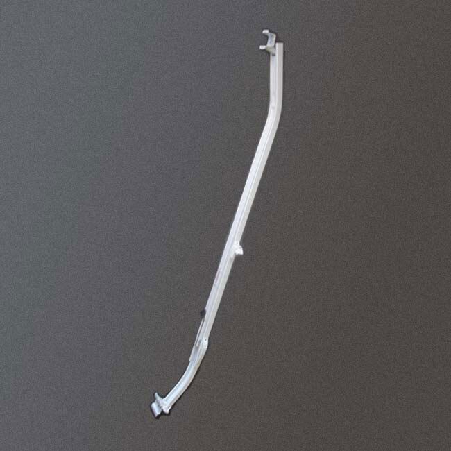 Carefree Awning Hardware Bent Top & Bent Leg Curved White