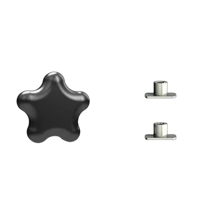 Carefree Awning Black Knob w/ Nutsert For Rafter VI - R00486