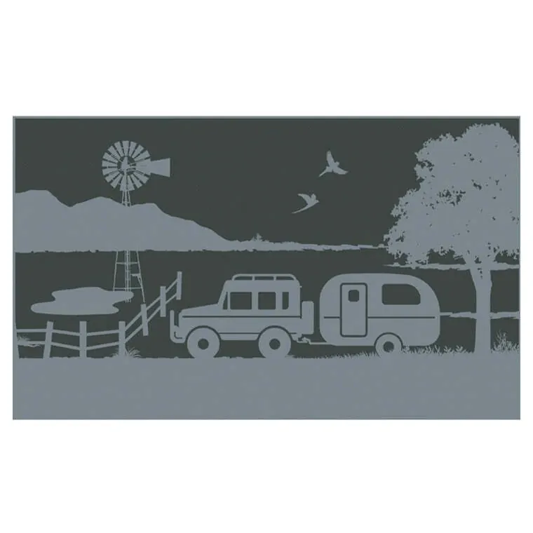 Affordable Camping Mats Annex Mat Free Camping Grey/Charcoal 4.0 x 2.4m