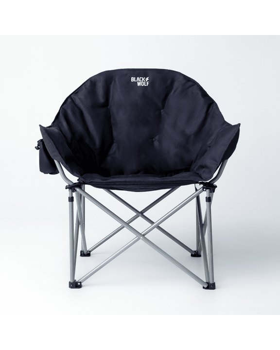 Black Wolf Padded Sofa Chair Deep Well