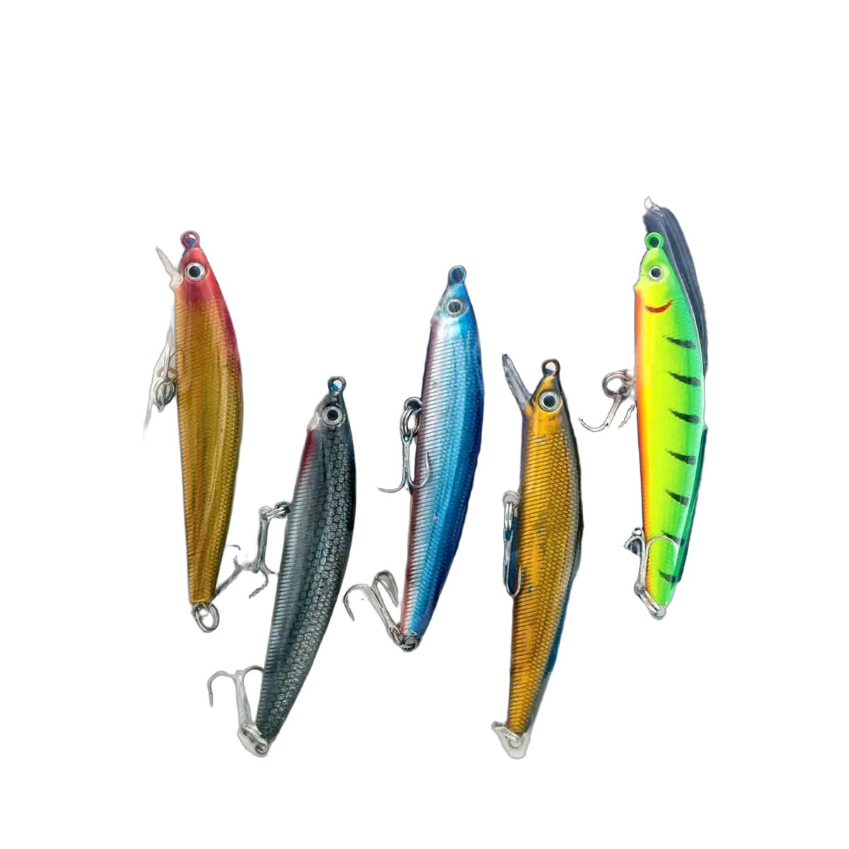 Jarvis Walker Minnow Lure Packs Mixed - 80mm - Five Pack - PK/5