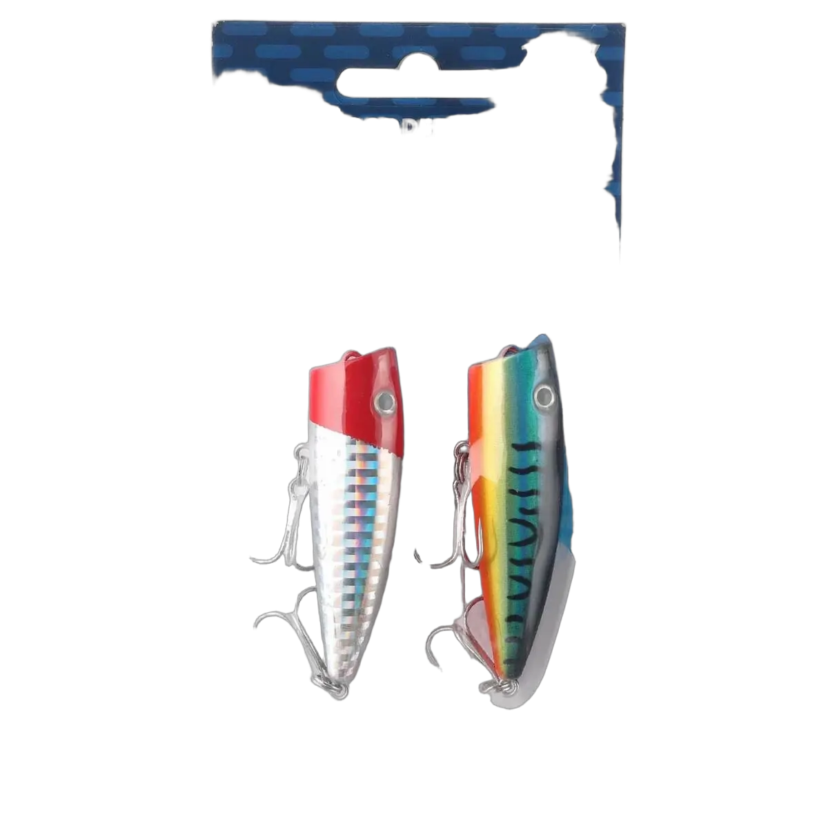 Jarvis Walker Popper Lure Packs Mixed - 65mm - Two Pack - PK/2