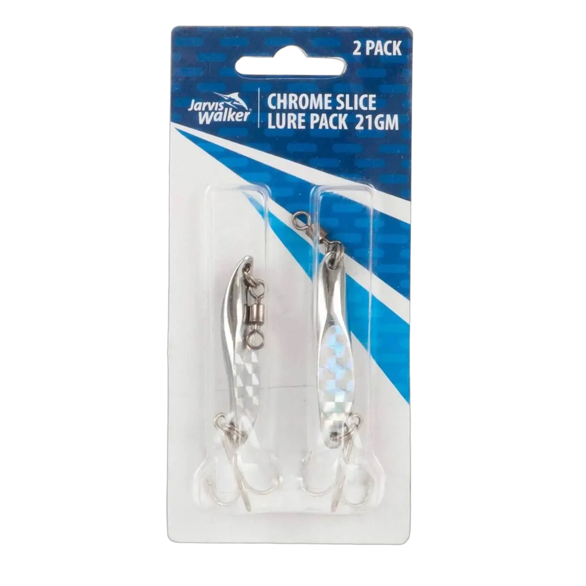 Jarvis Walker Chrome Slices - 21g - PK/2