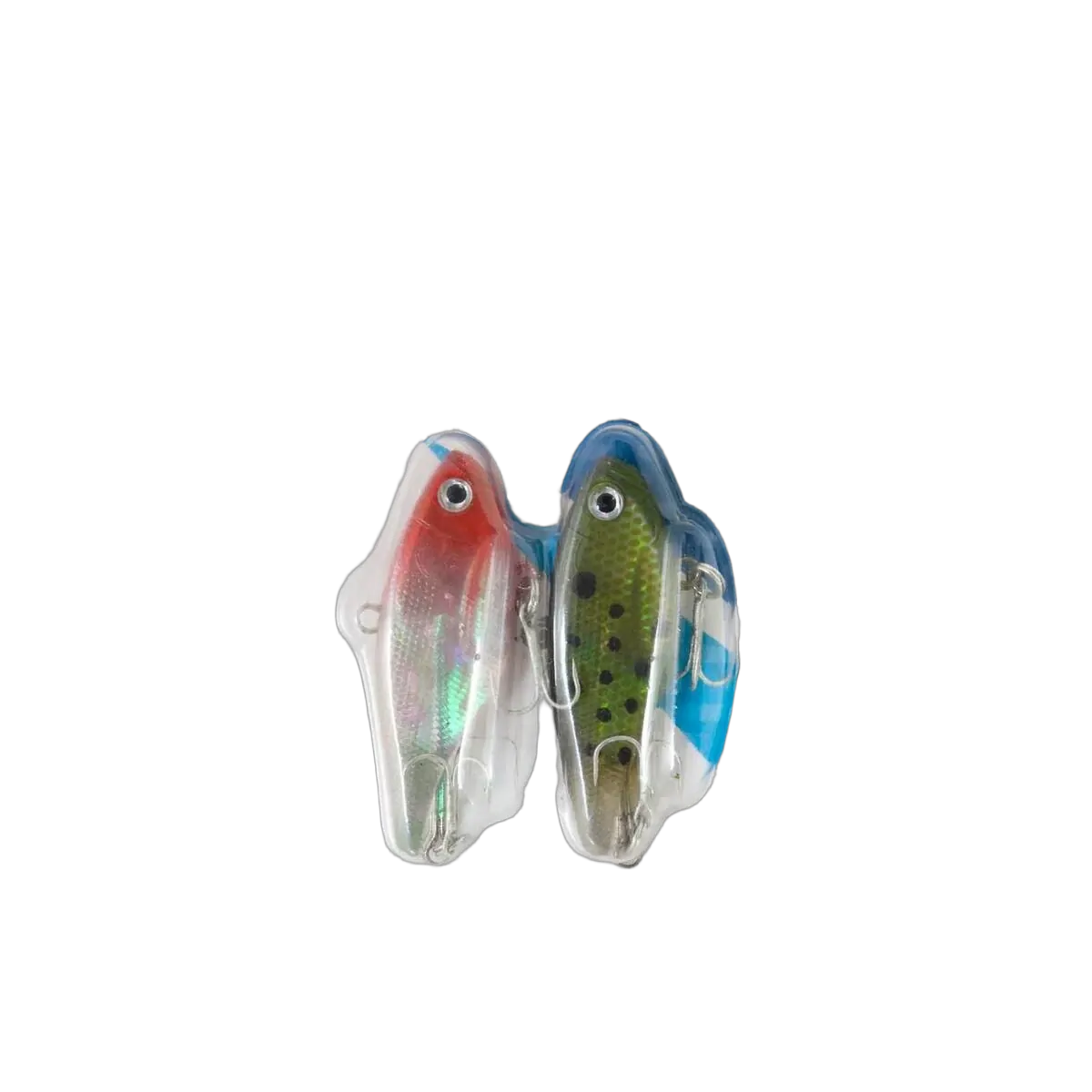 Soft Vibe Shad - Red Head And Golden Bunker - 60mm - PK/6
