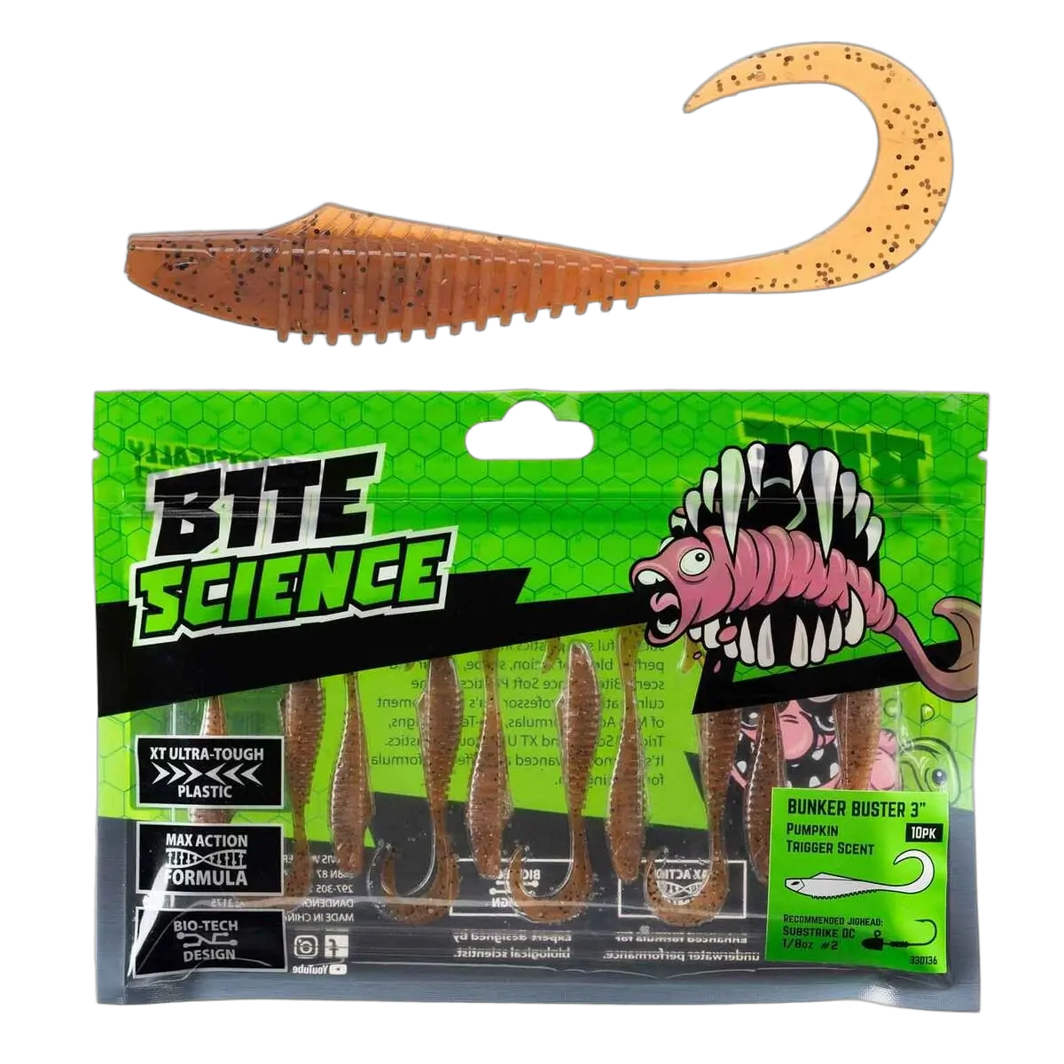 Bite Science Bunker Buster 3" Pumpkin - PK/10