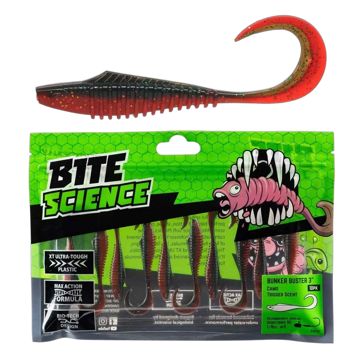 Bite Science Bunker Buster 3" Camo - PK/10