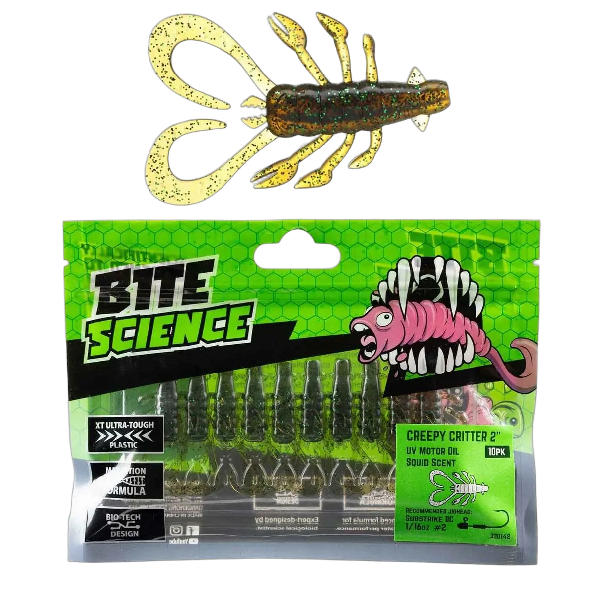 Creepy Critter 2" UV Motor Oil - 10pk - PK/10