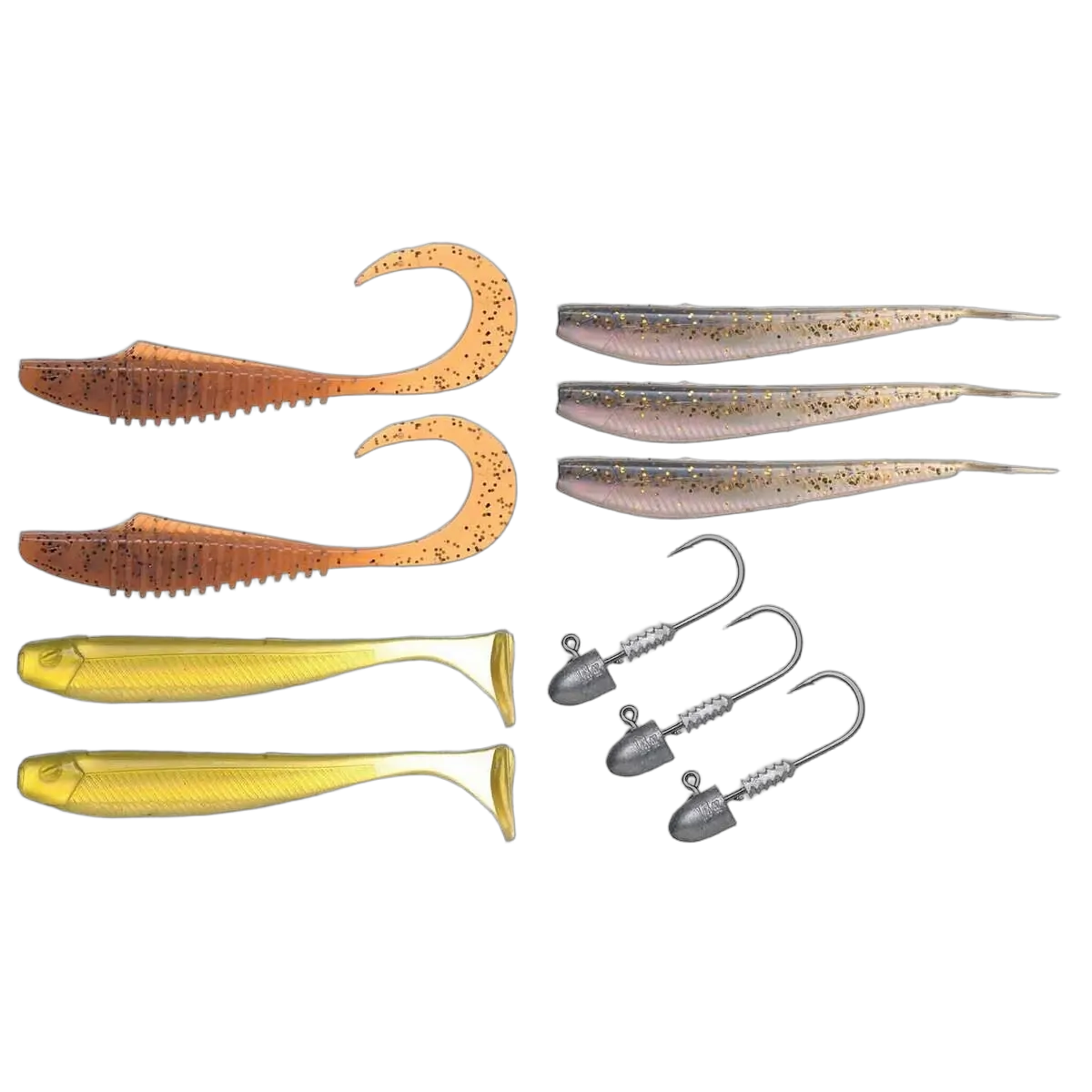 Bite Science Multi-Pack Minnow Soft Plastic / Jighead - PK/7