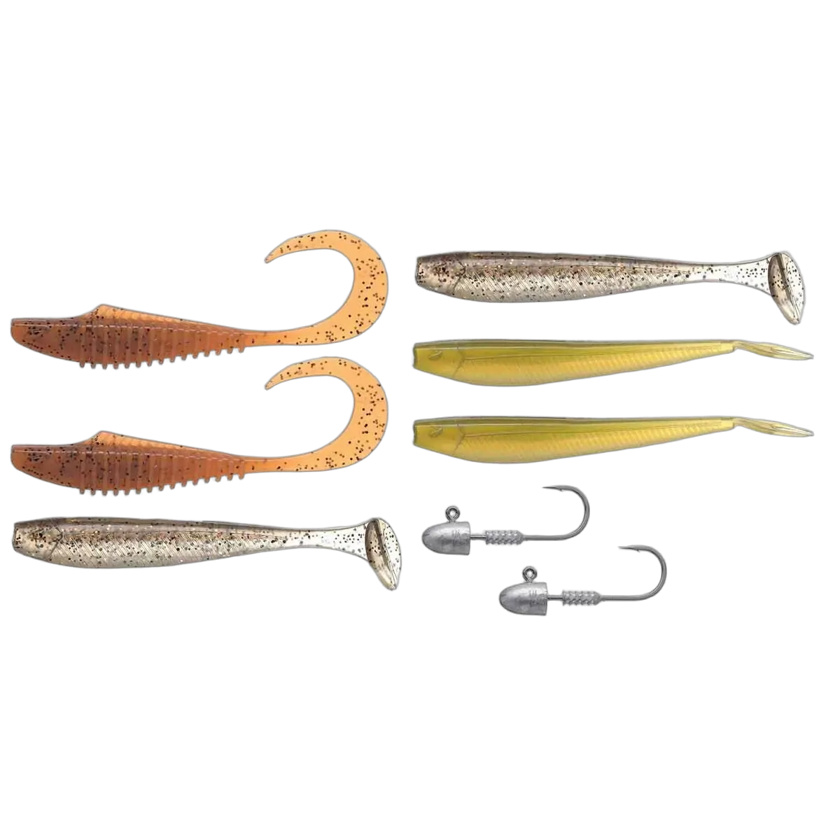 Bite Science Multi-Pack Predator Soft Plastic /Jighead - PK/6