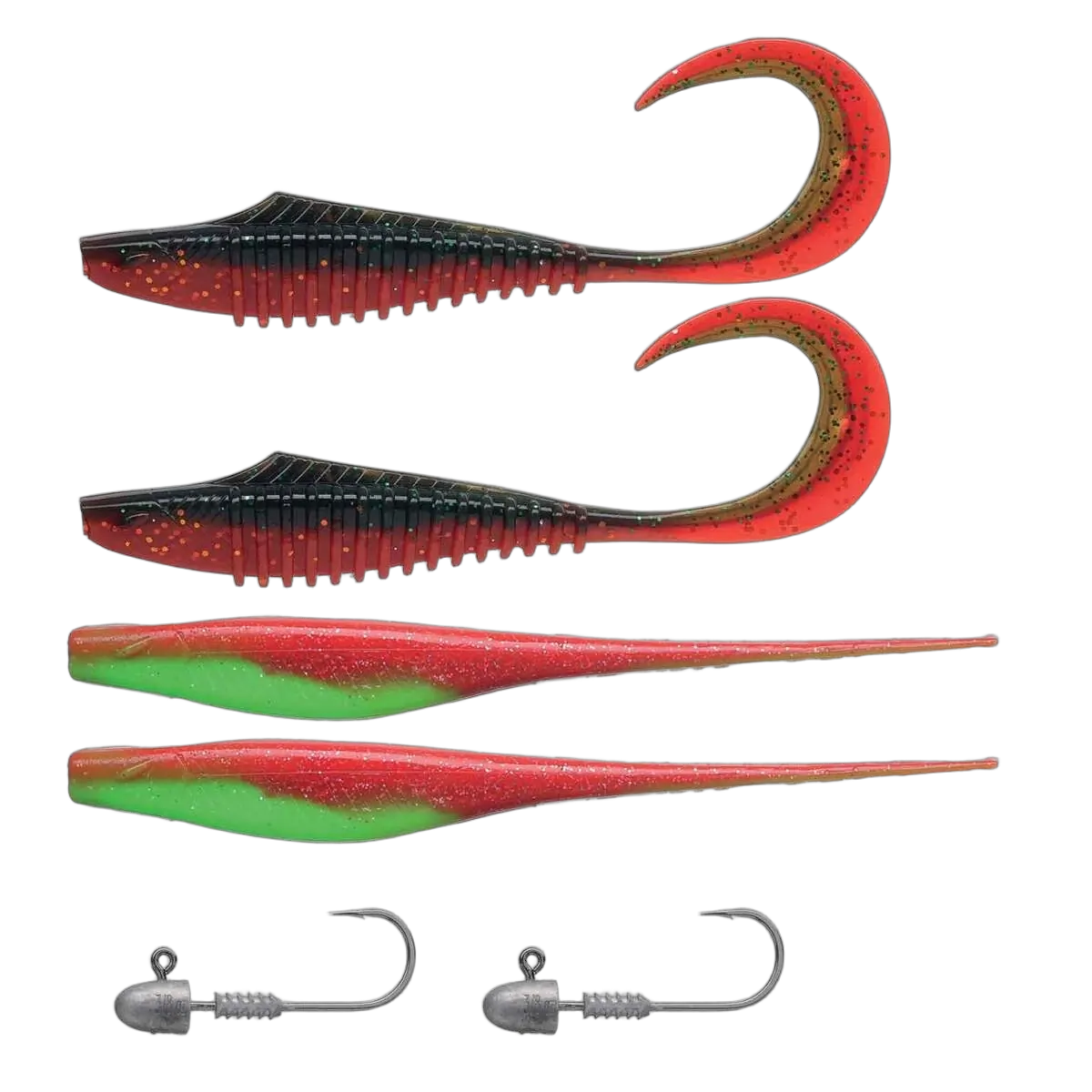 Bite Science Multi-Pack Beast Buster Soft Plastic / Jighead - PK/4