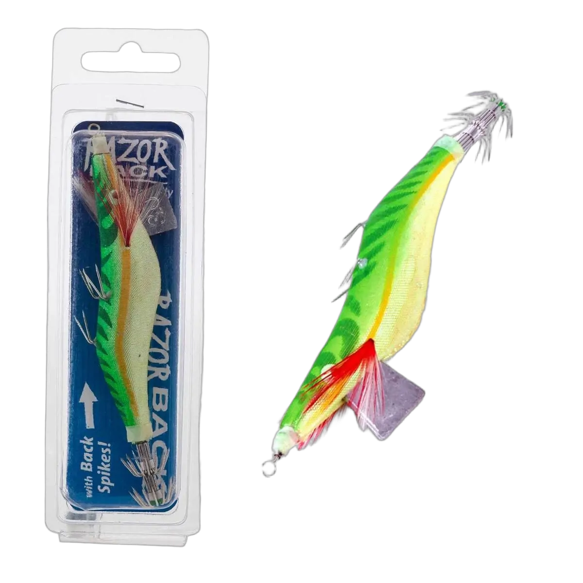Jarvis Walker Razorback Lumo Green - Sz 3 - PK/1