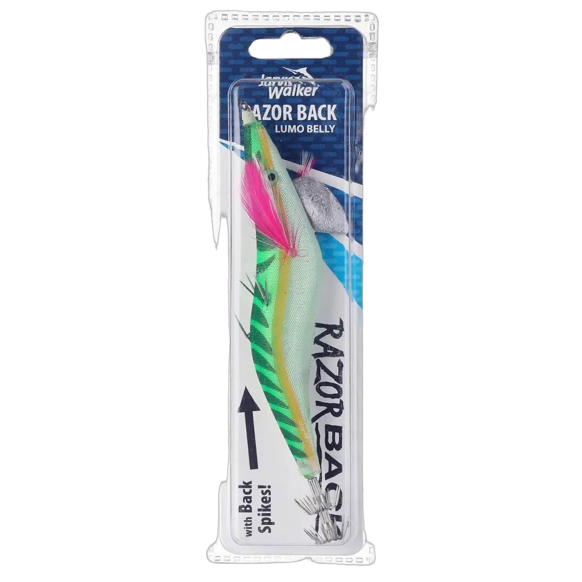 Jarvis Walker Razorback Lumo Green - Sz 4 - PK/1