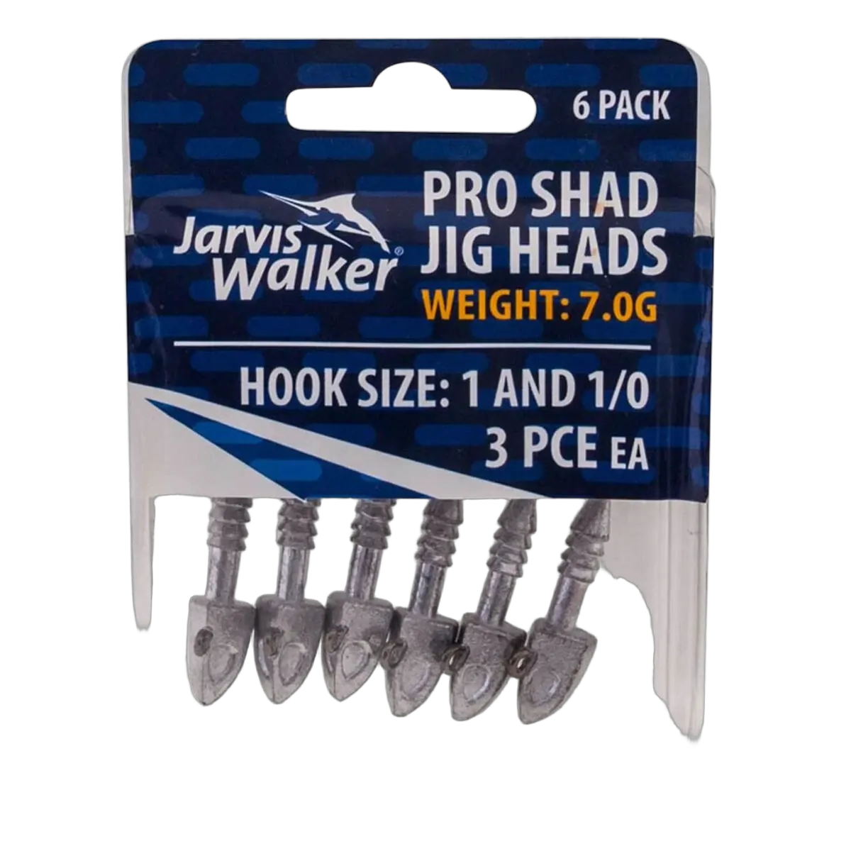 Shad Jigheads - Sz 1 & 1/0 - PK/6