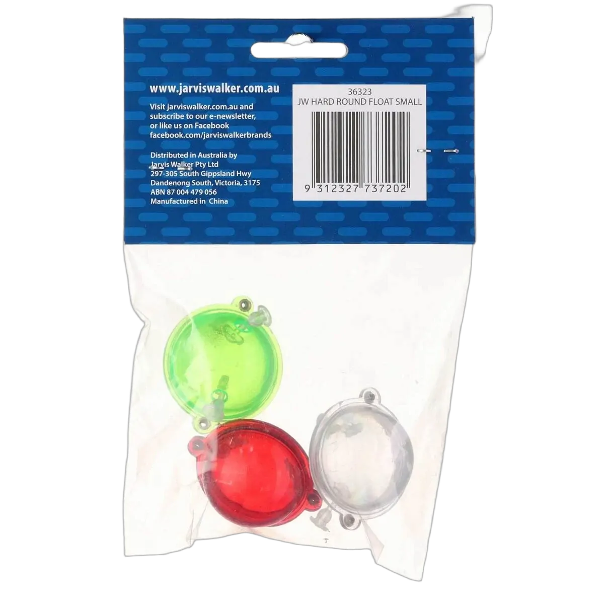 Hard Round Plastic Floats - SM - 3pk