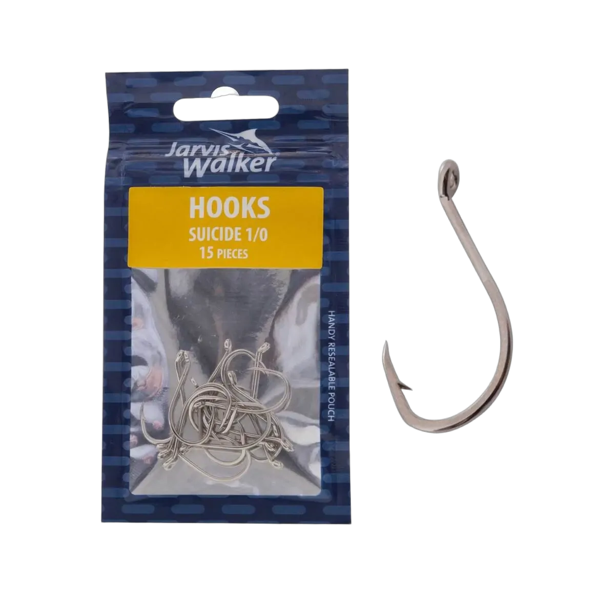 Octopus Nickel Hooks - Sz 1/0 - PK/15