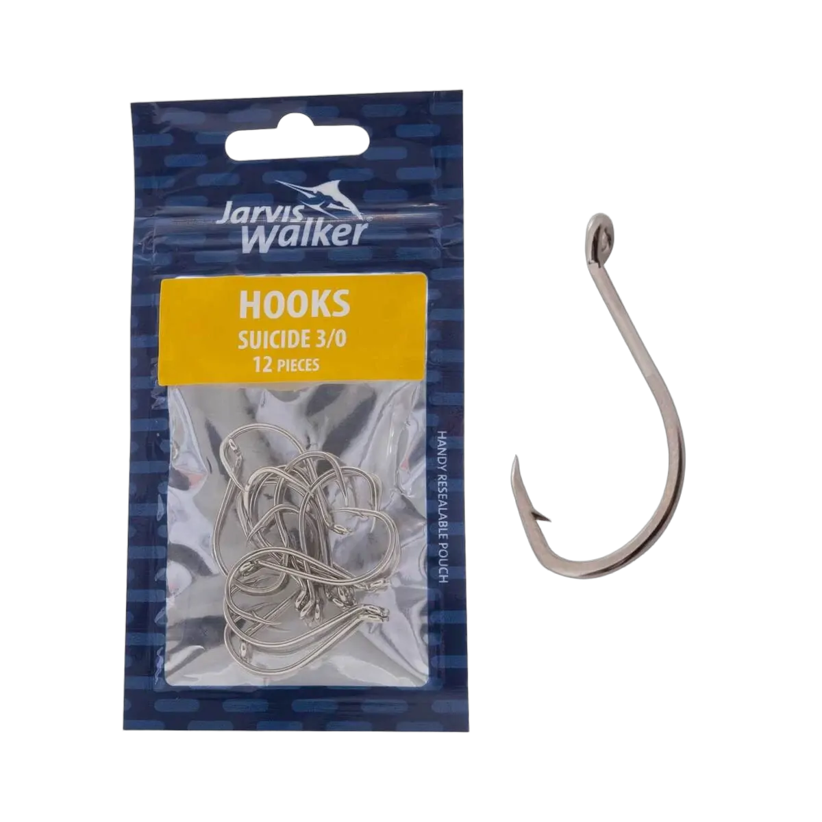 Octopus Nickel Hooks - Sz 3/0 - PK/12