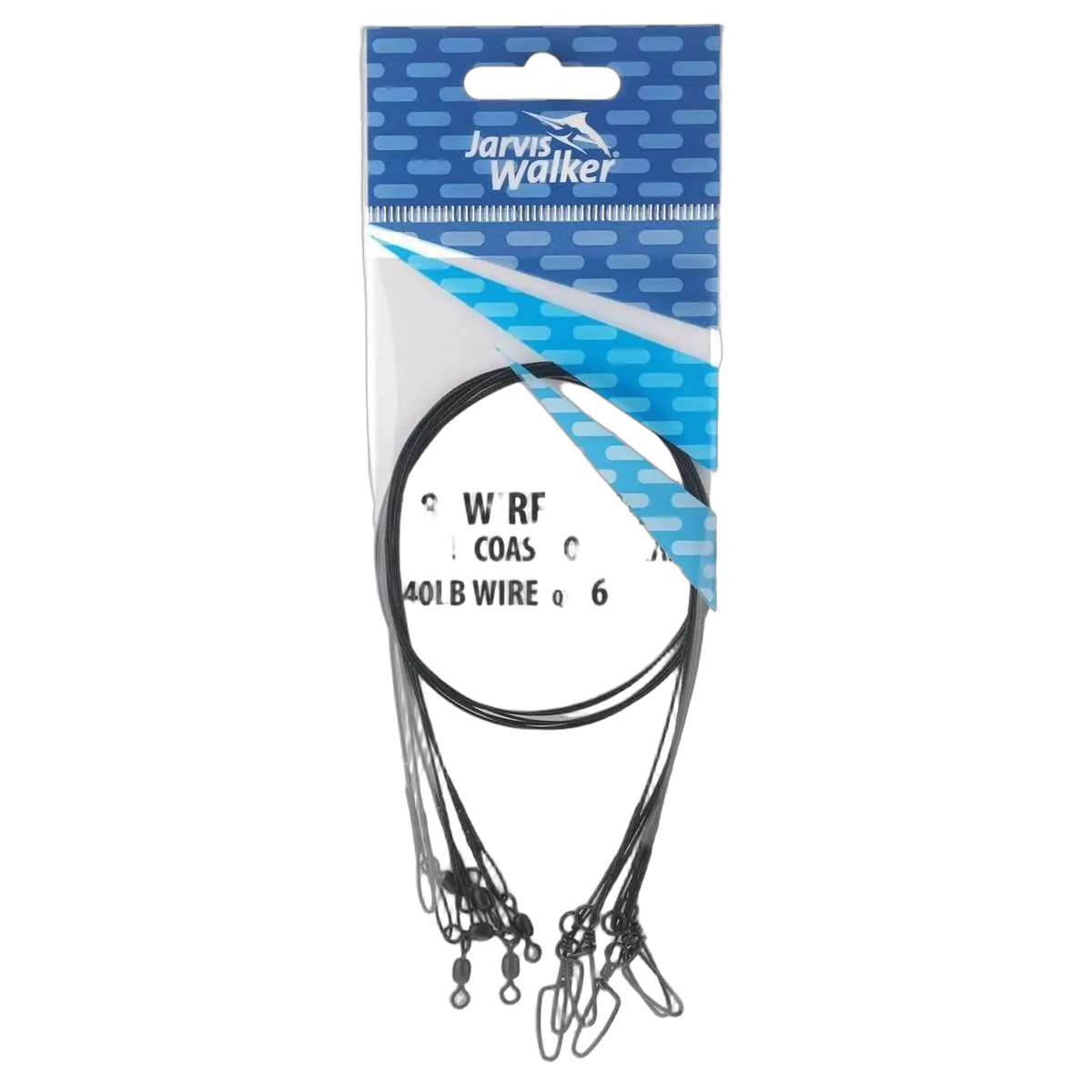 18" Wire Leader With Coastlock Snap - 40lb Wire - 6pk - PK/10