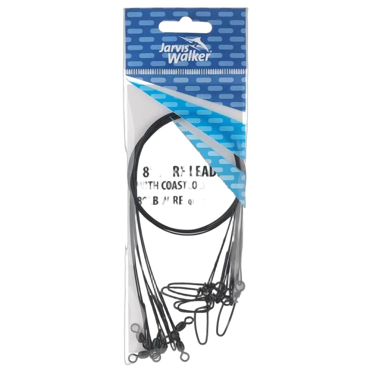 18" Wire Leader With Coastlock Snap - 80lb Wire - 6pk - PK/10