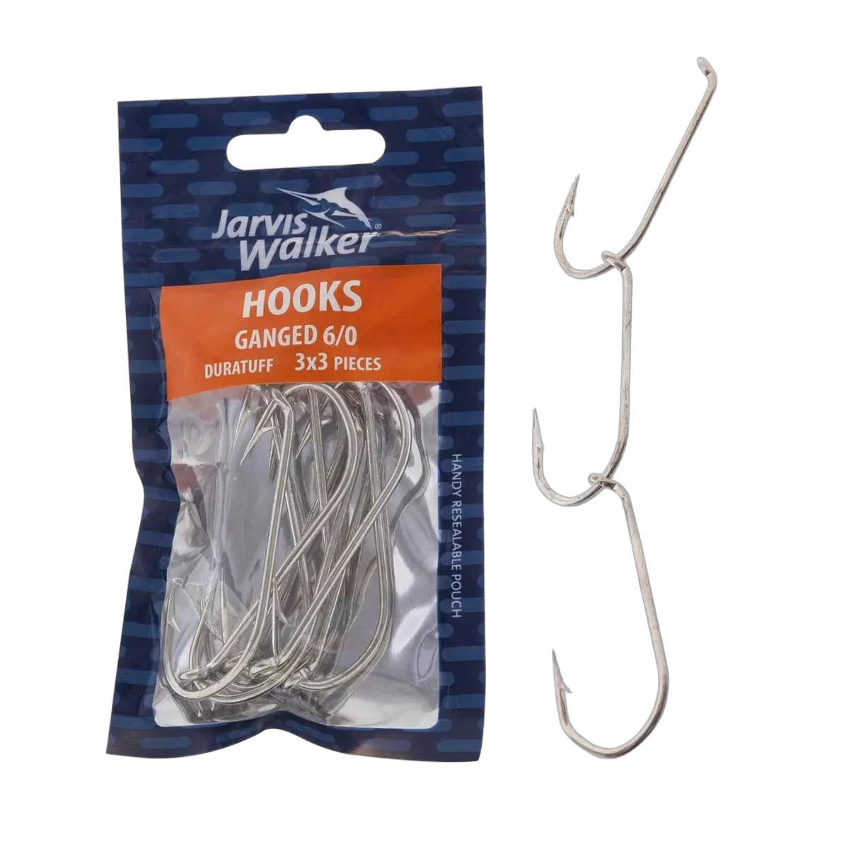 Duratuff Ganged Hooks - Sz 6/0 - PK/3x3