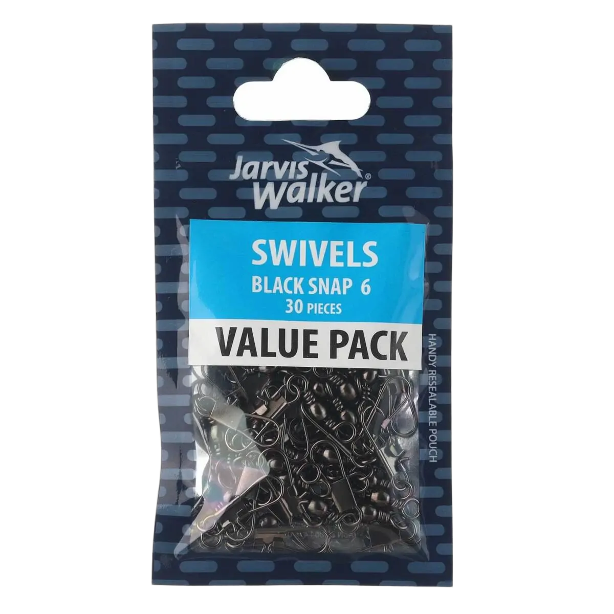 Black Snap Value Pack - Sz 6 - PK/30