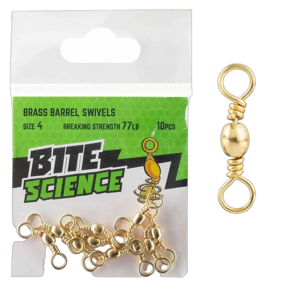 Brass Barrel Sz 4 - 10pk - PK/10
