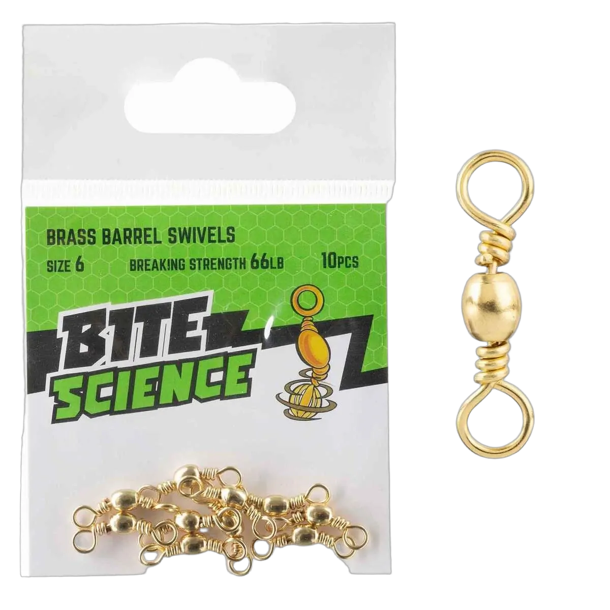 Brass Barrel Sz 6 - 10pk - PK/10