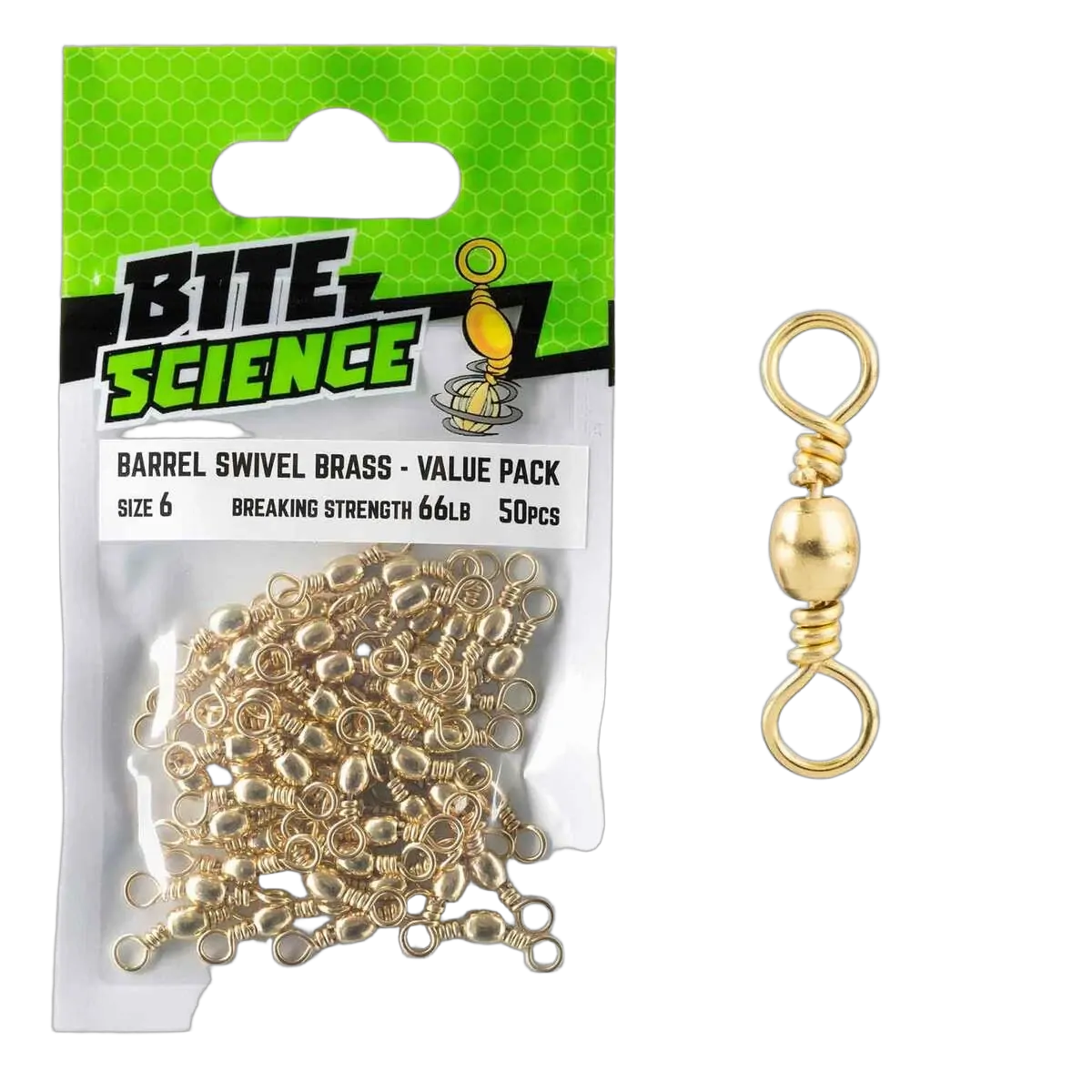 Brass Barrel Value Pack Sz 6 - 50pk - PK/50