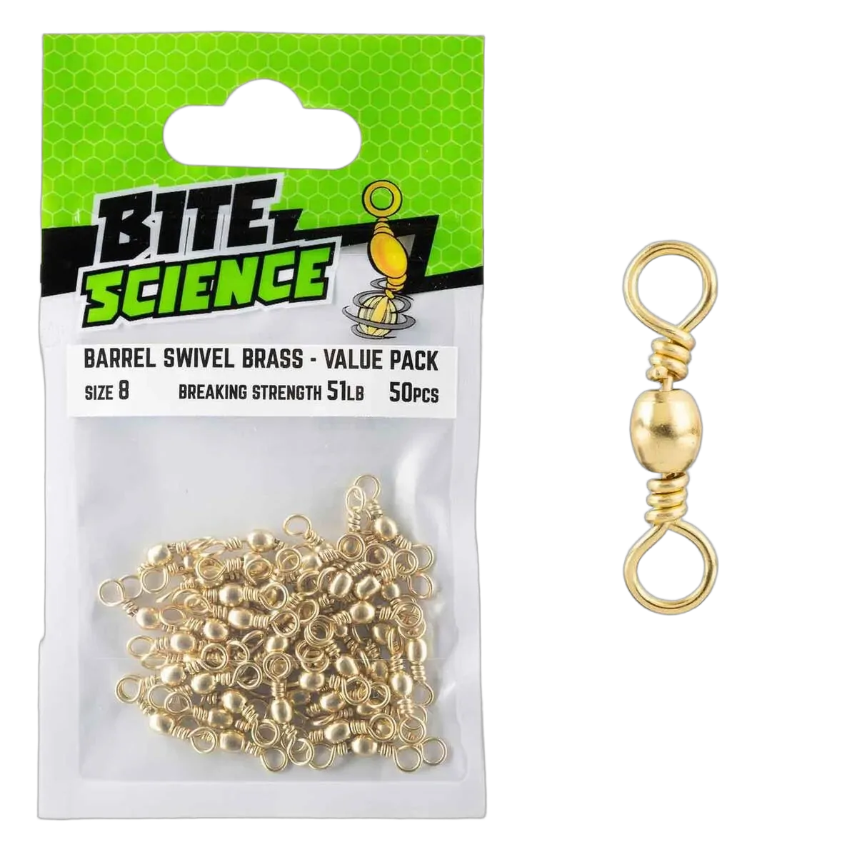Brass Barrel Value Pack Sz 8 - 50pk - PK/50