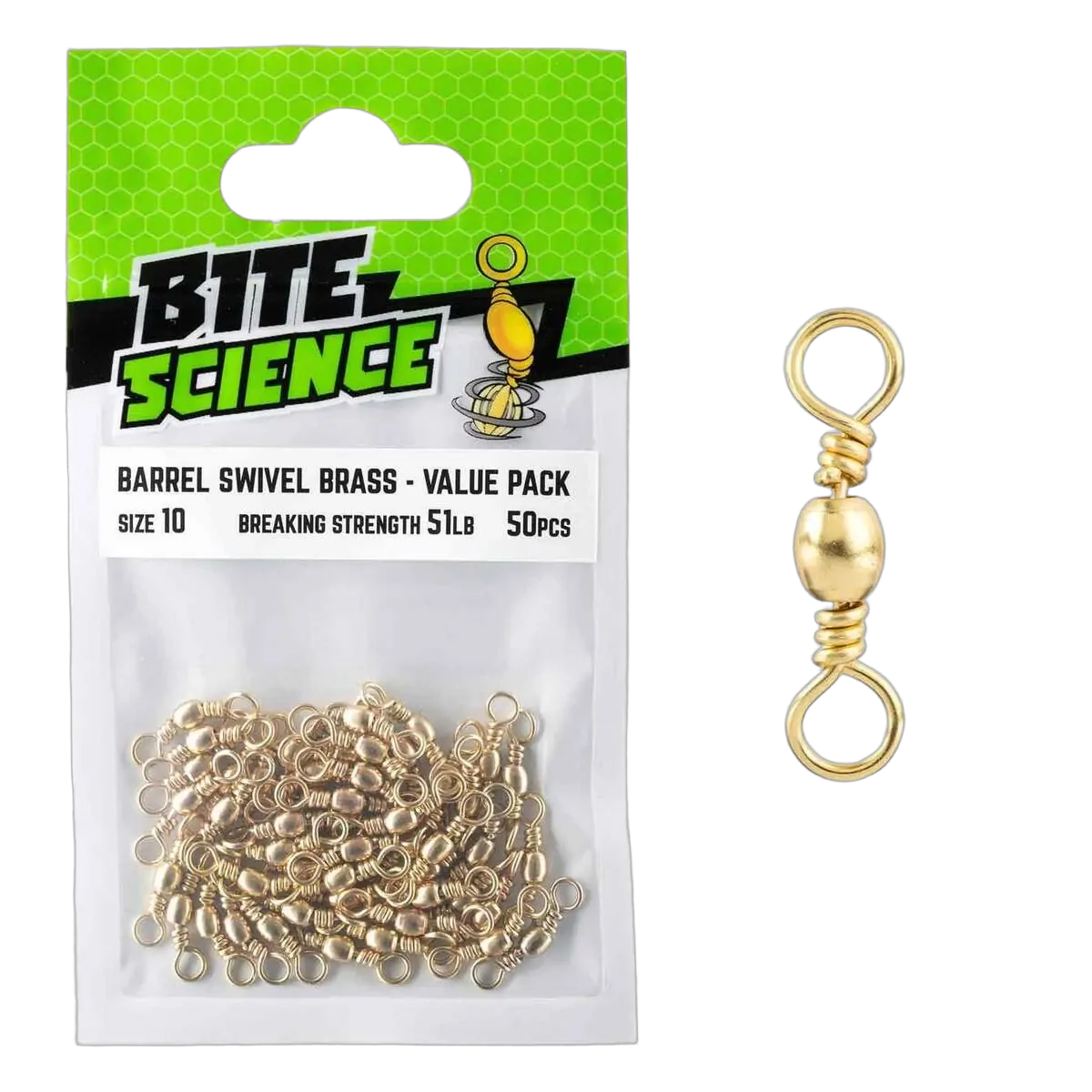 Brass Barrel Value Pack Sz 10 - 50pk - PK/50