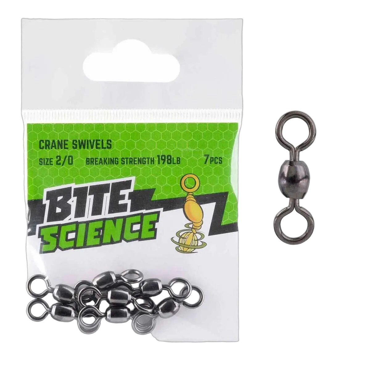Crane Swivels Sz 2/0 - 7pk - PK/7