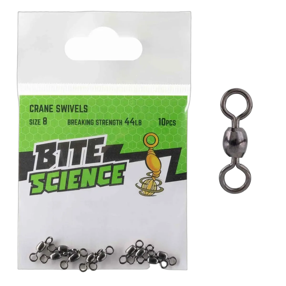 Crane Swivels Sz 8- 10pk - PK/10