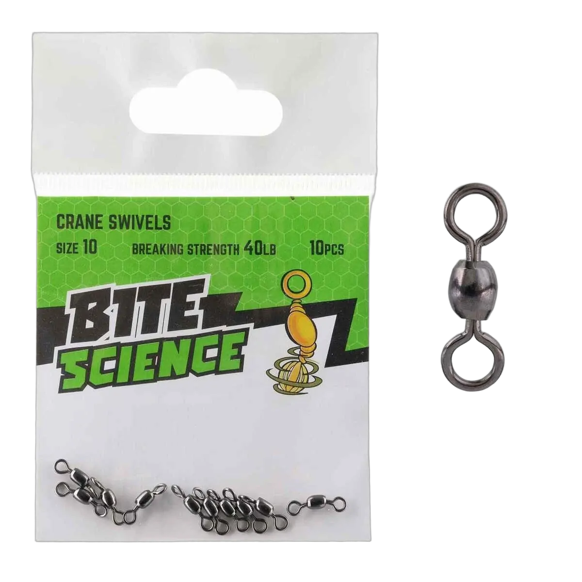 Crane Swivels Sz 10 - 10pk - PK/10
