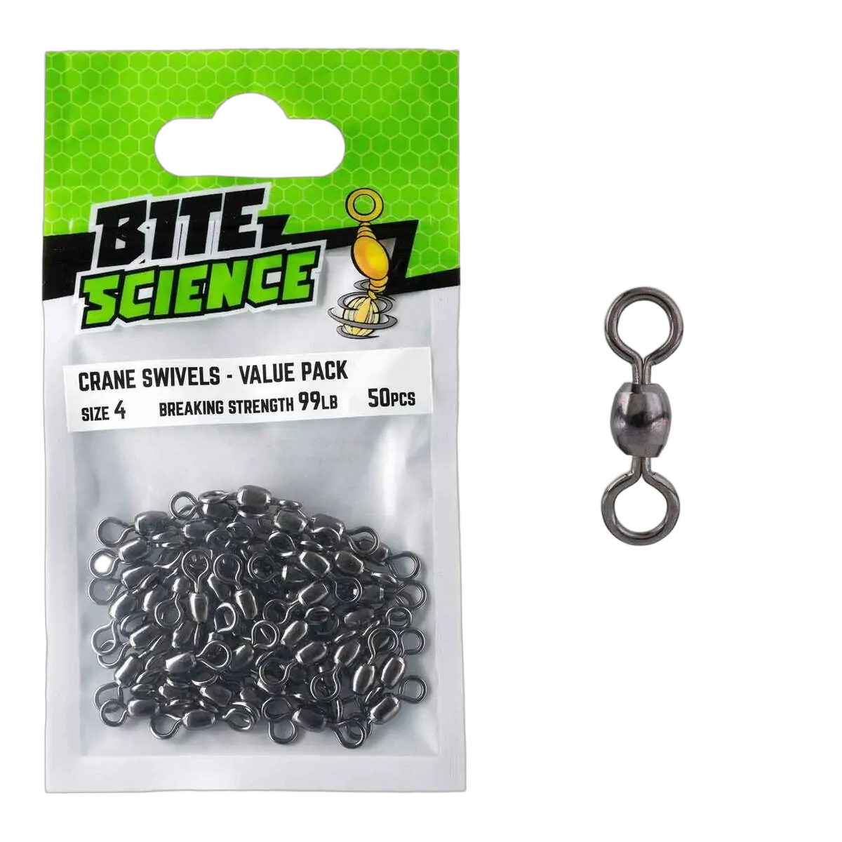 Crane Swivels Value Pack Sz 4 - 50pk - PK/50
