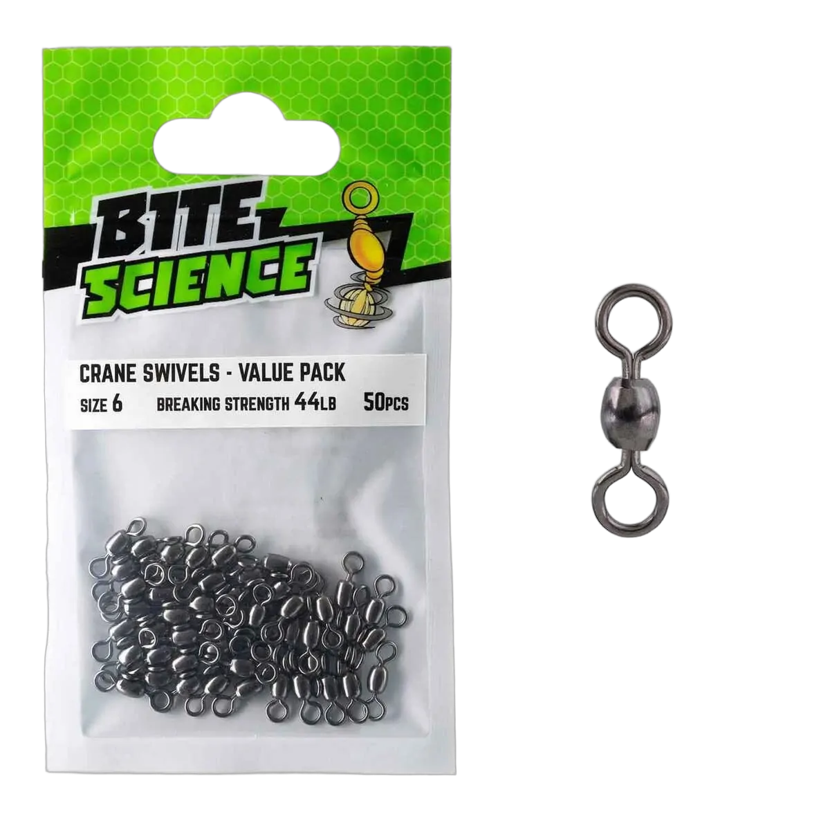 Crane Swivels Value Pack Sz 6 - 50pk - PK/50