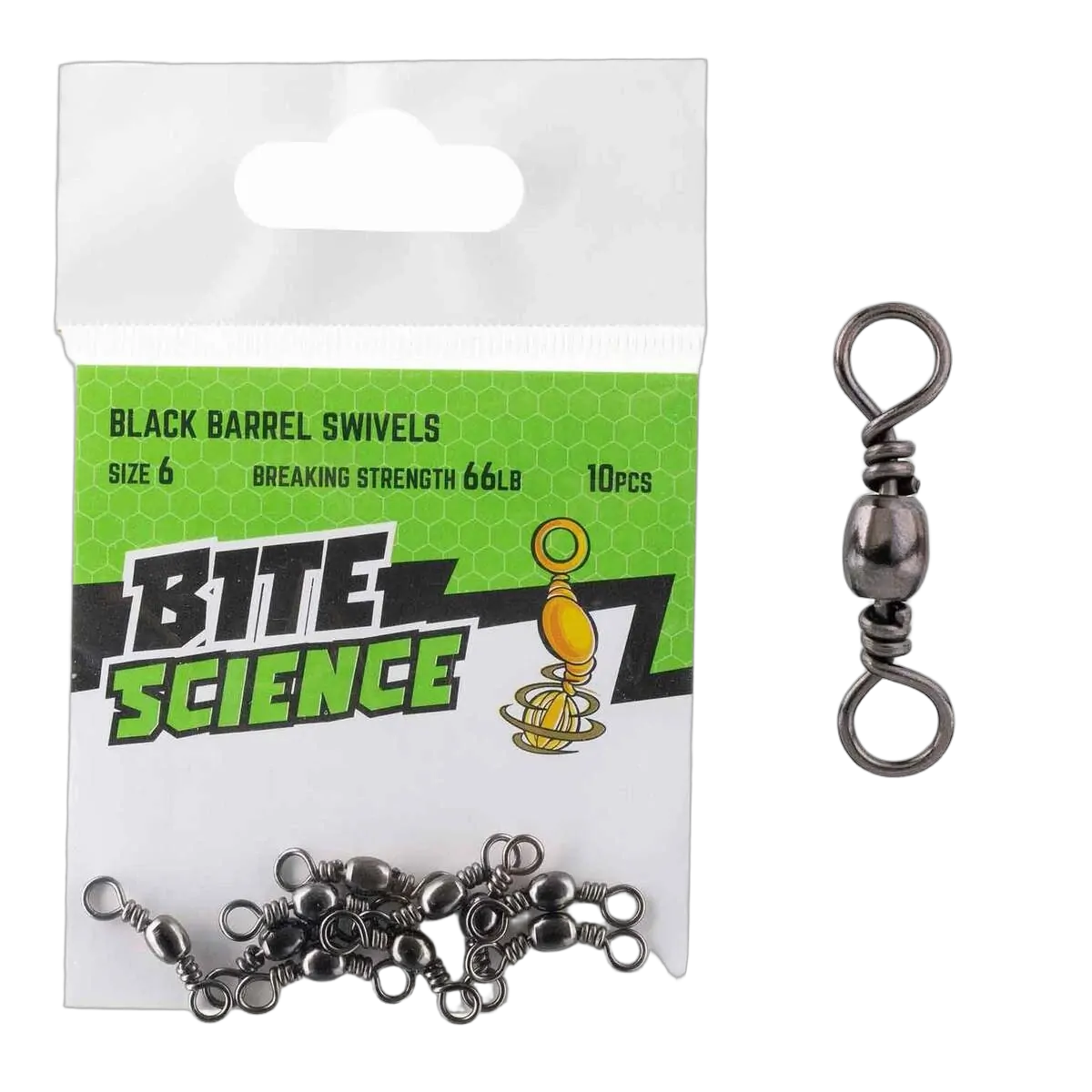 Black Barrel Sz 6 - 10pk - PK/10