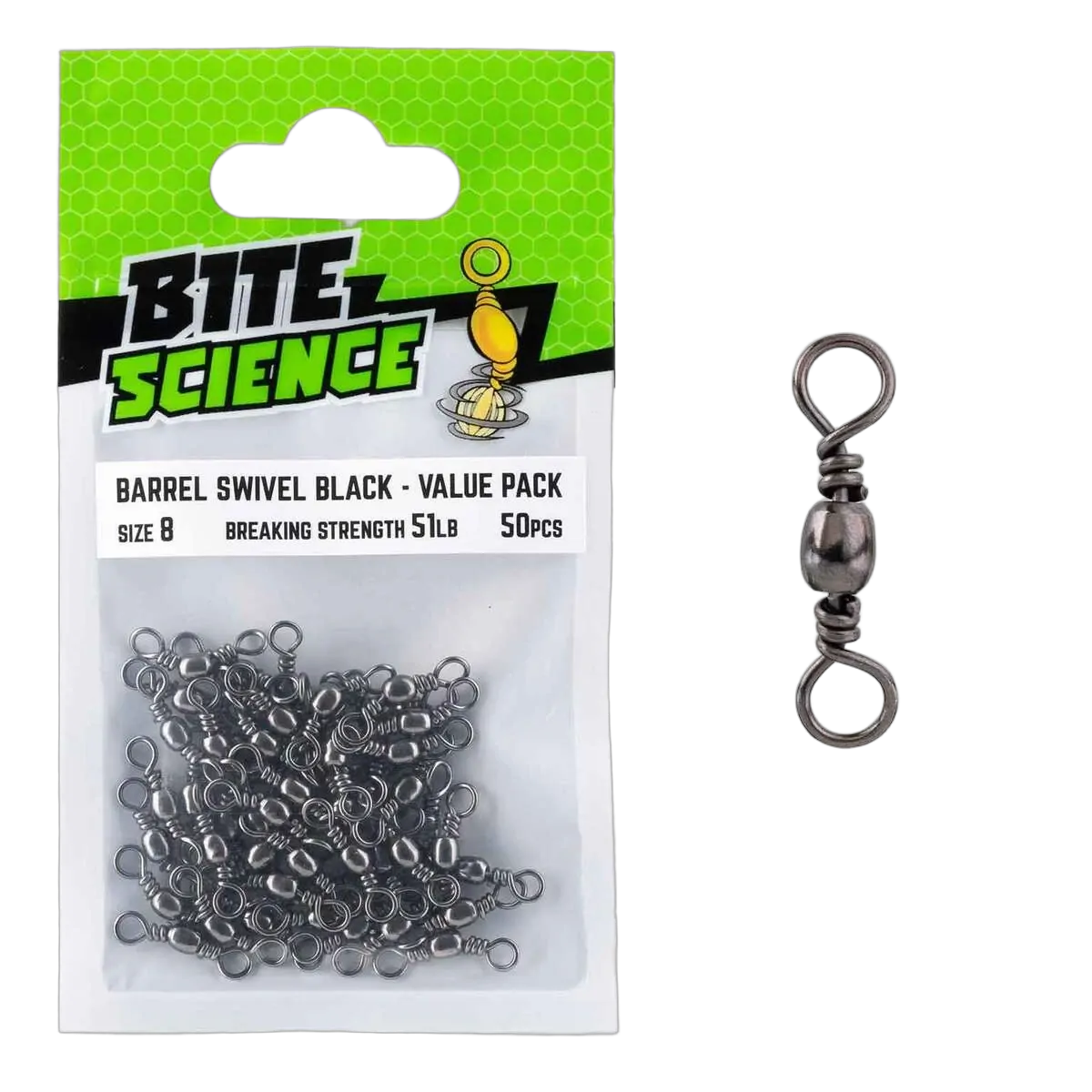 Black Barrel Value Pack - Sz 8 - PK/50