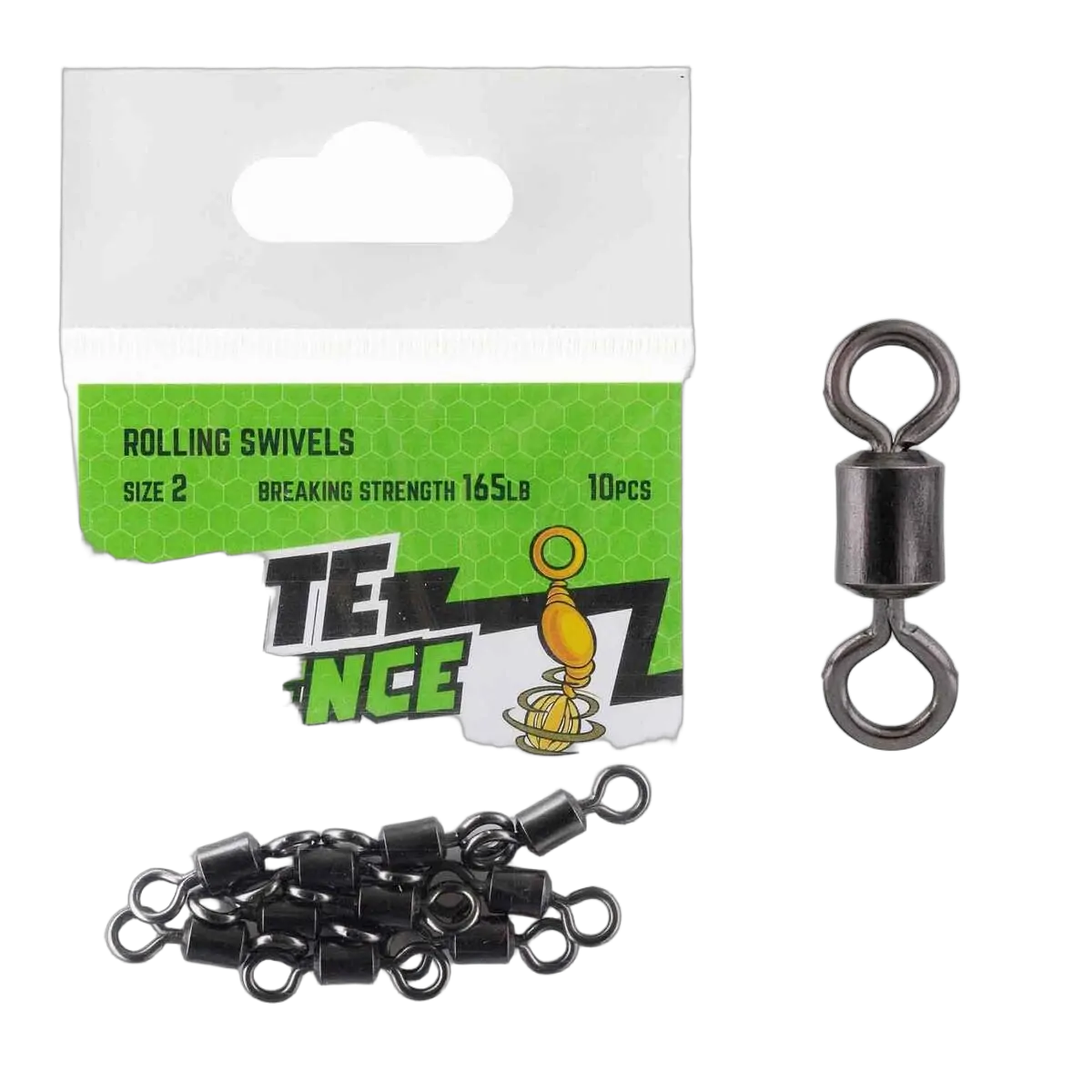 Rolling Swivels - Sz 2 - 10pk - PK/10