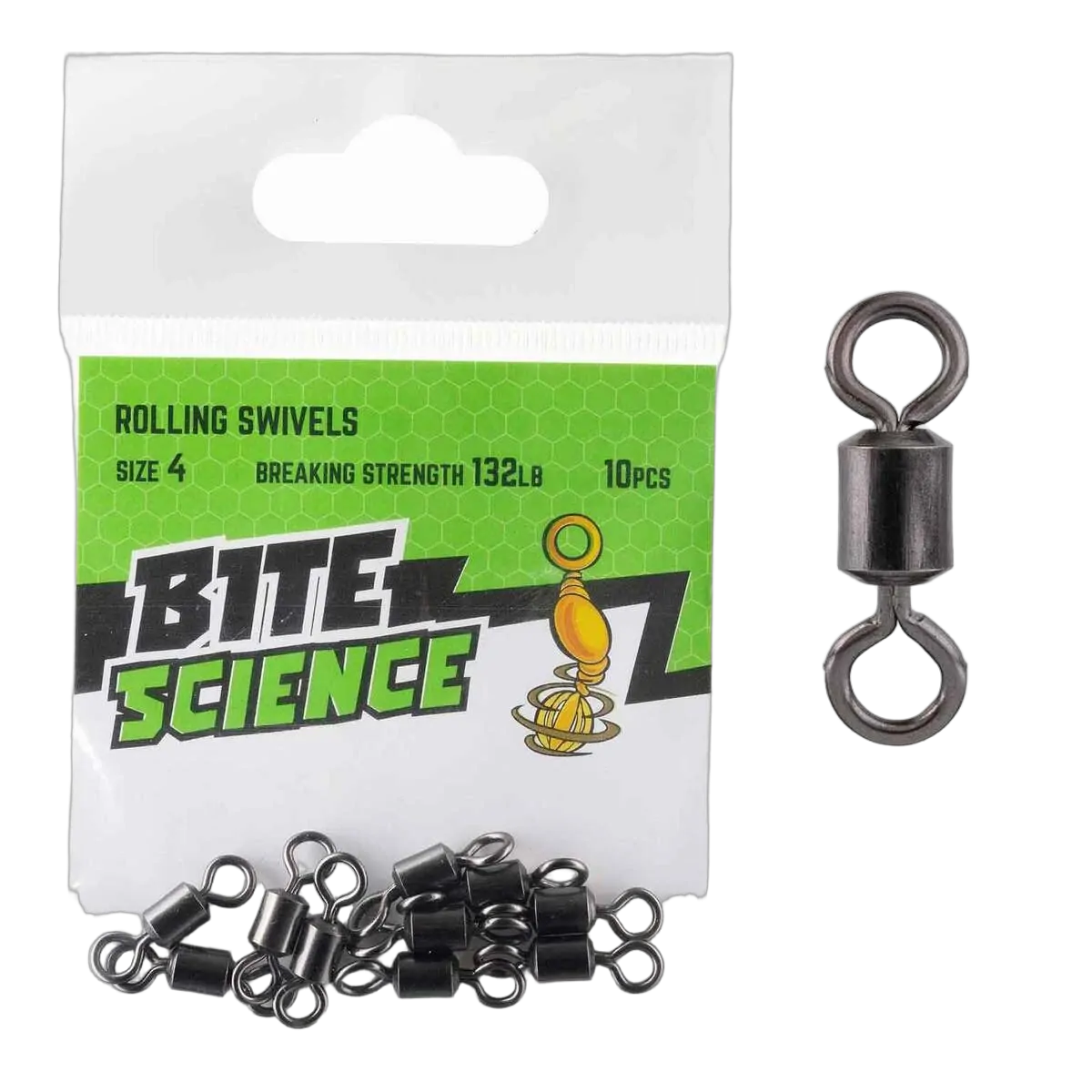 Rolling Swivels - Sz 4 - 10pk - PK/10